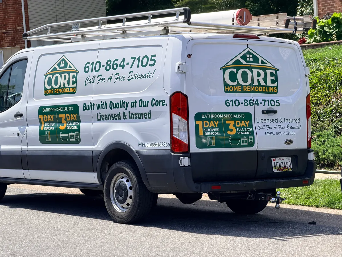 CORE van wrap: CORE Home Remodeling van wrap
